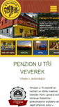 Mobile Screenshot of penzionutriveverek.cz